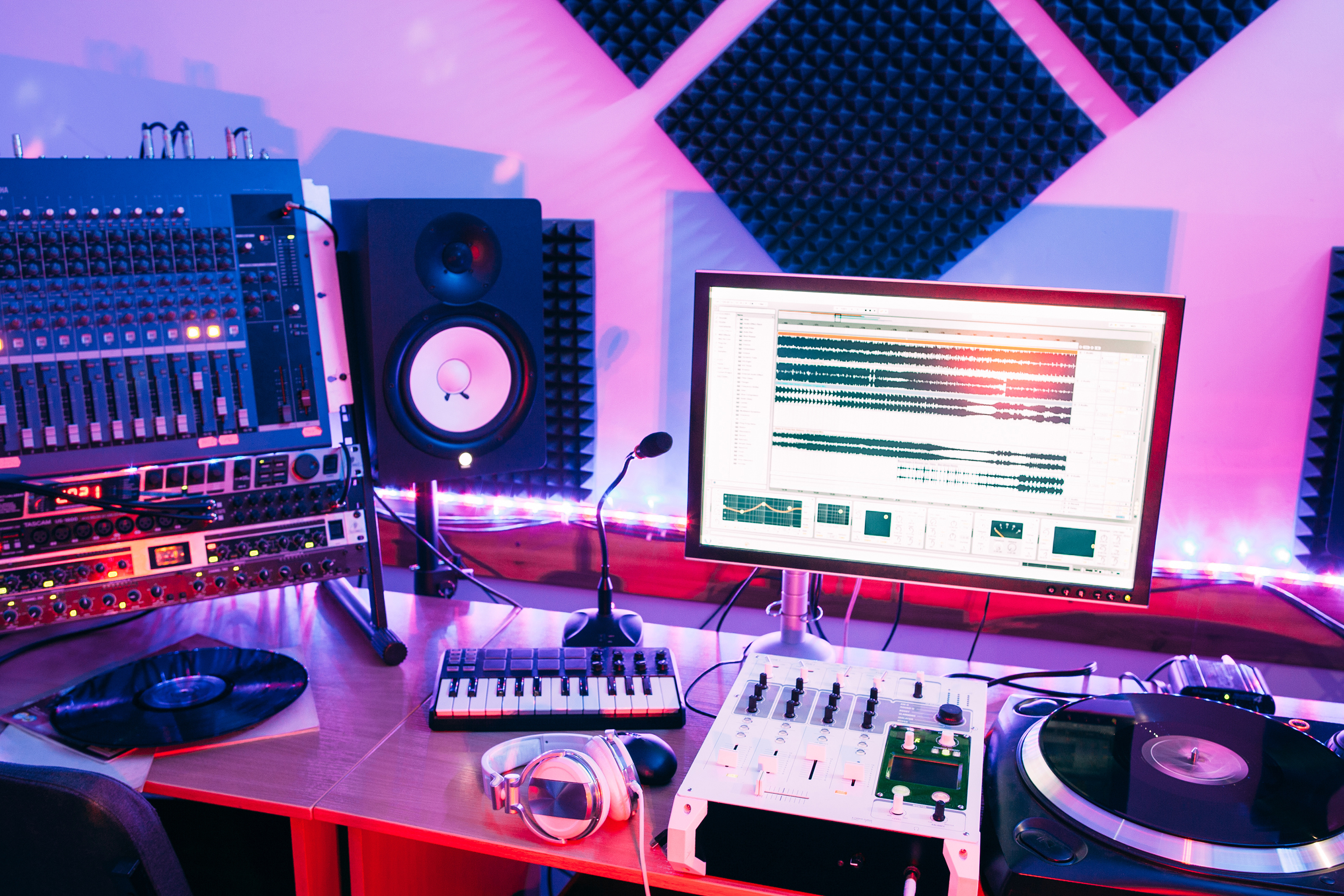 music recording studio